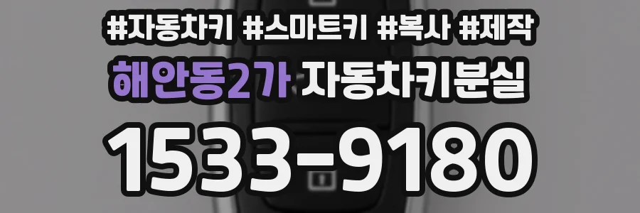 해안동2가 자동차키분실