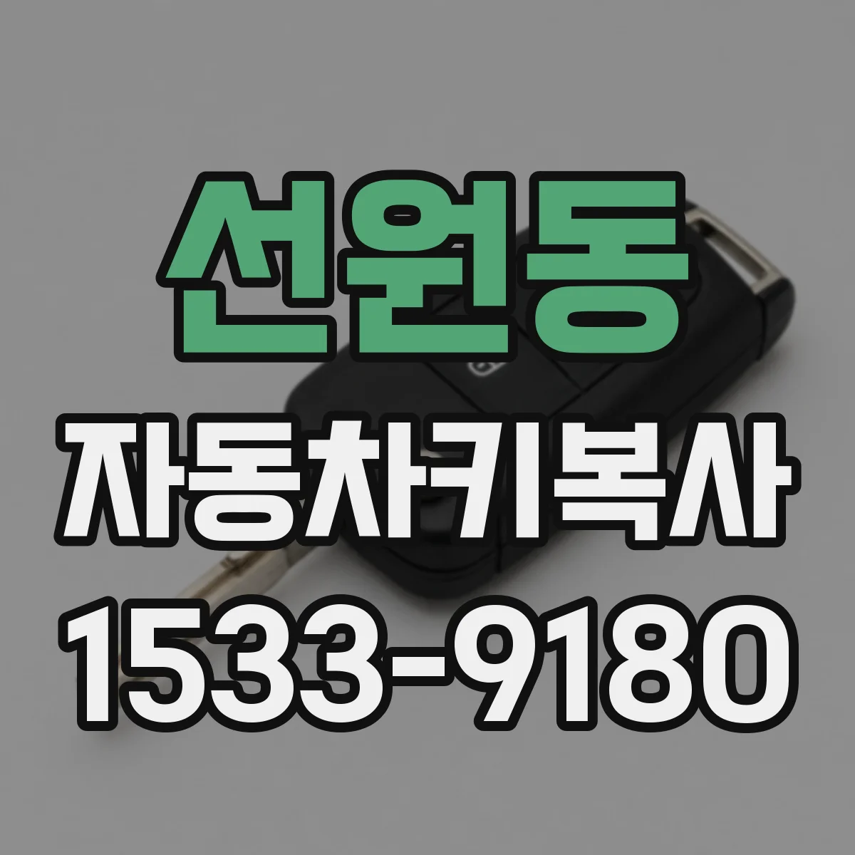선원동 자동차키복사