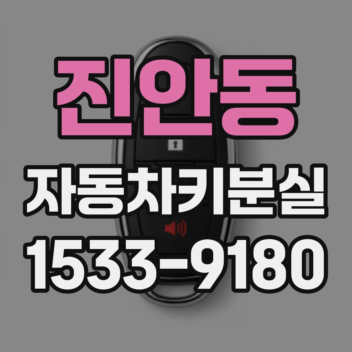 진안동 자동차키분실