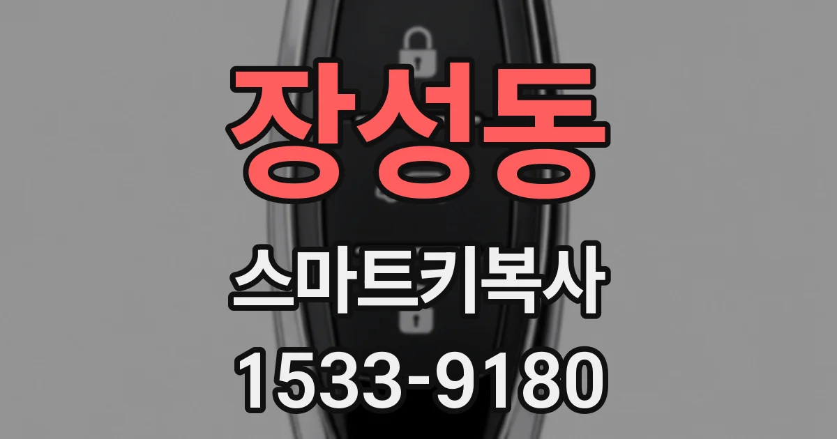 장성동 스마트키복사