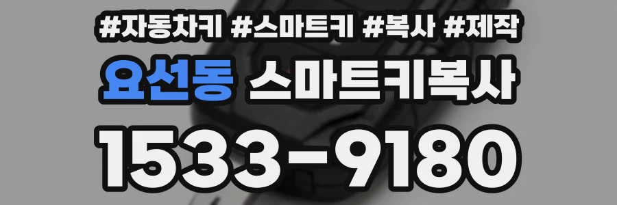 요선동 스마트키복사