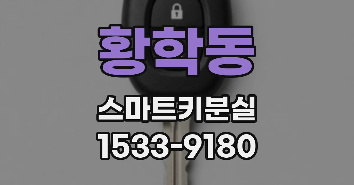 황학동 스마트키분실