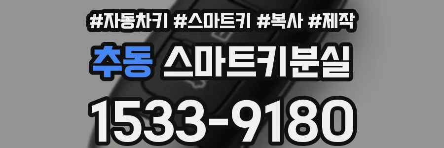 추동 스마트키분실