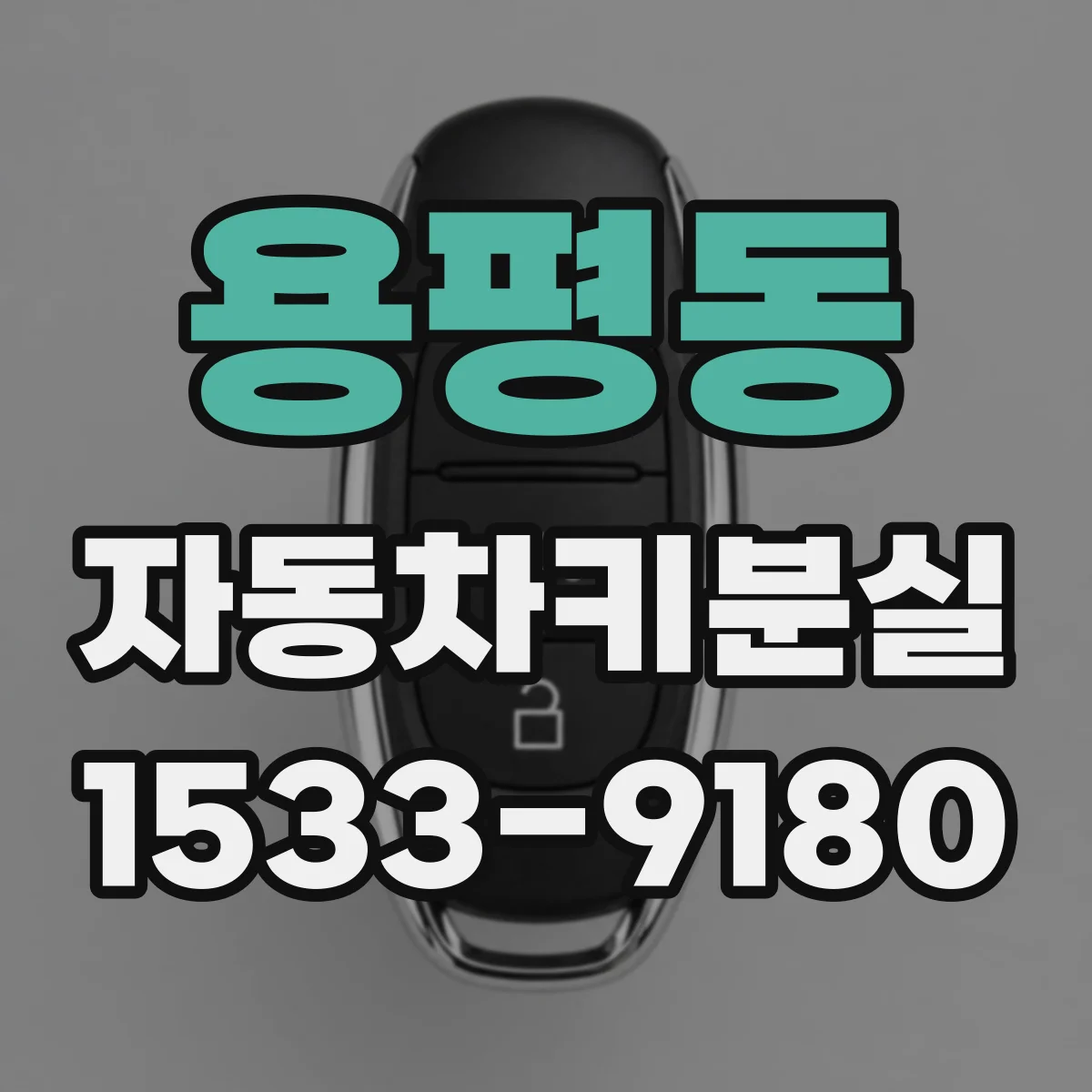 용평동 자동차키분실