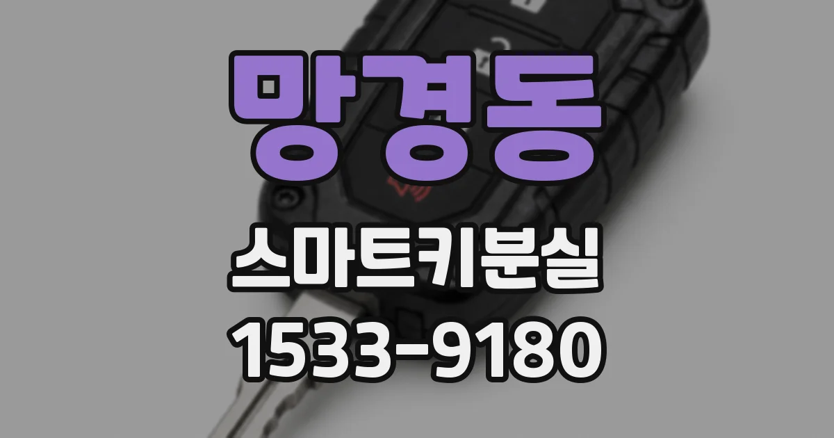 망경동 스마트키분실