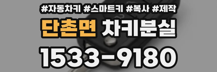 단촌면 차키분실