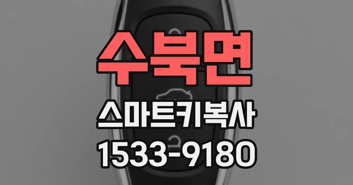 수북면 스마트키복사
