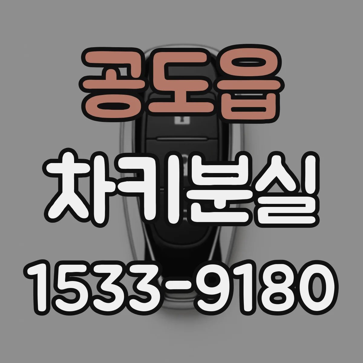 공도읍 차키분실