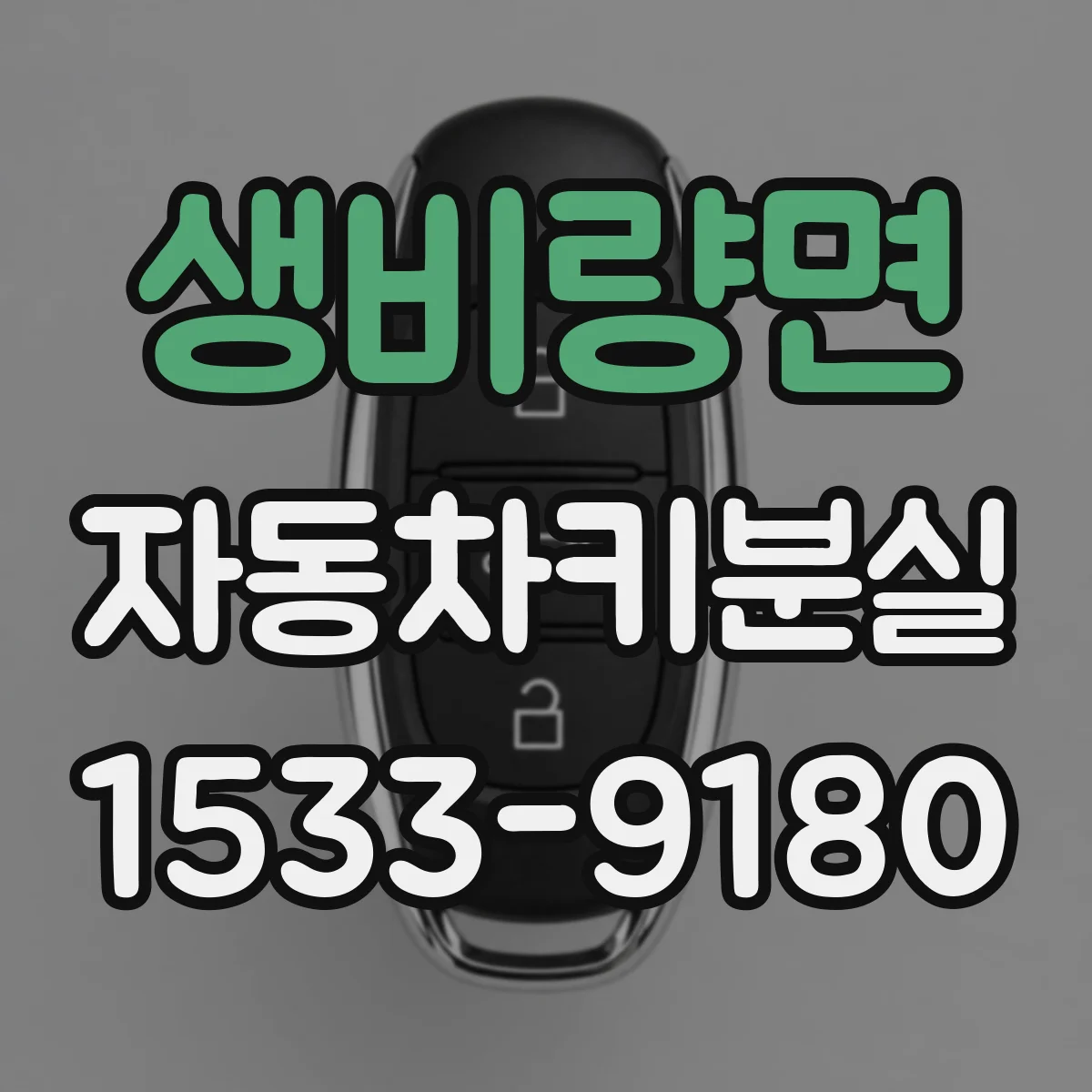 생비량면 자동차키분실