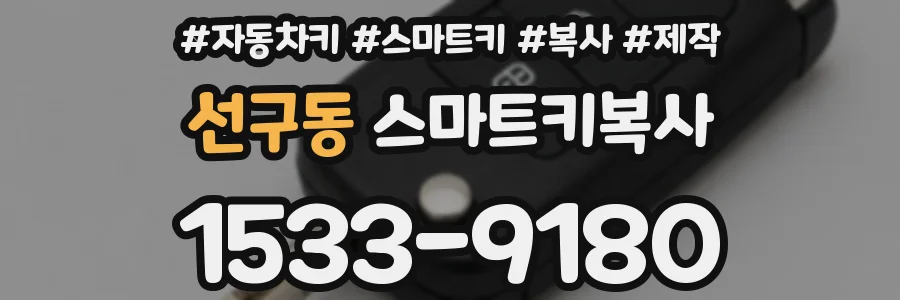 선구동 스마트키복사