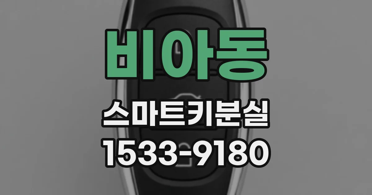 비아동 스마트키분실