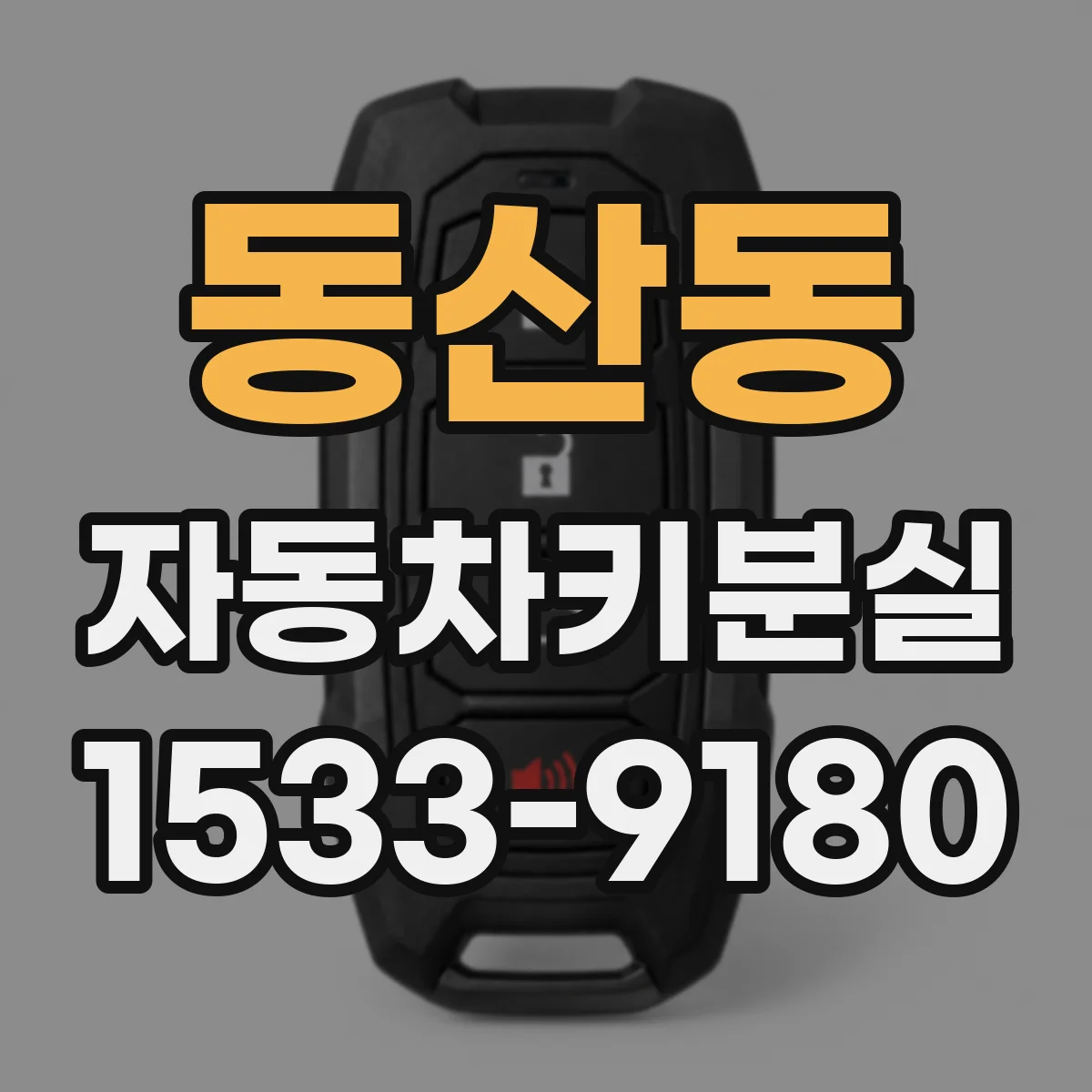동산동 자동차키분실