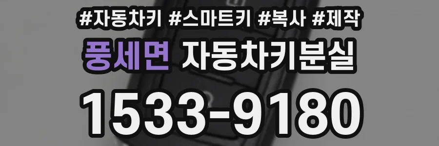 풍세면 자동차키분실