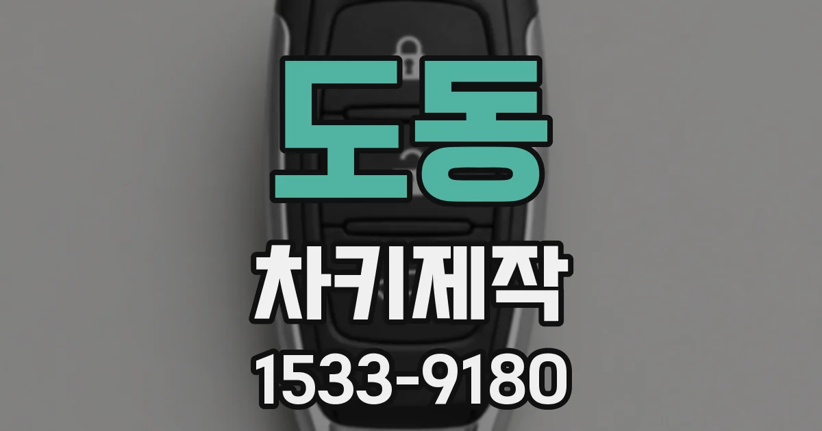 도동 차키제작