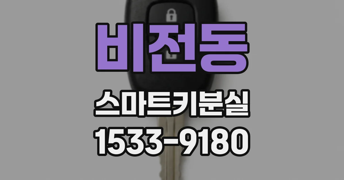 비전동 스마트키분실