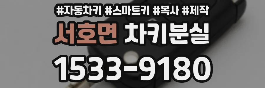 서호면 차키분실