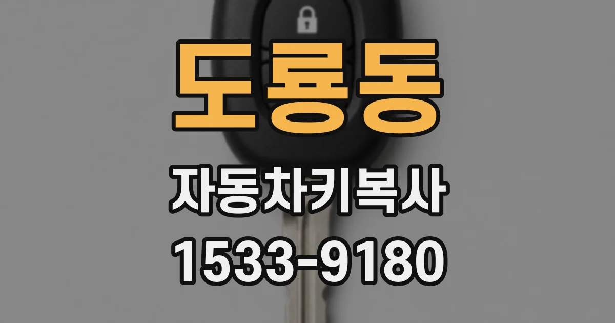 도룡동 자동차키복사