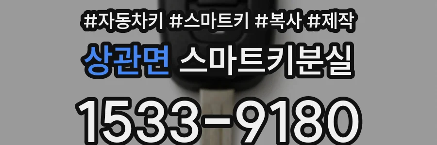 상관면 스마트키분실