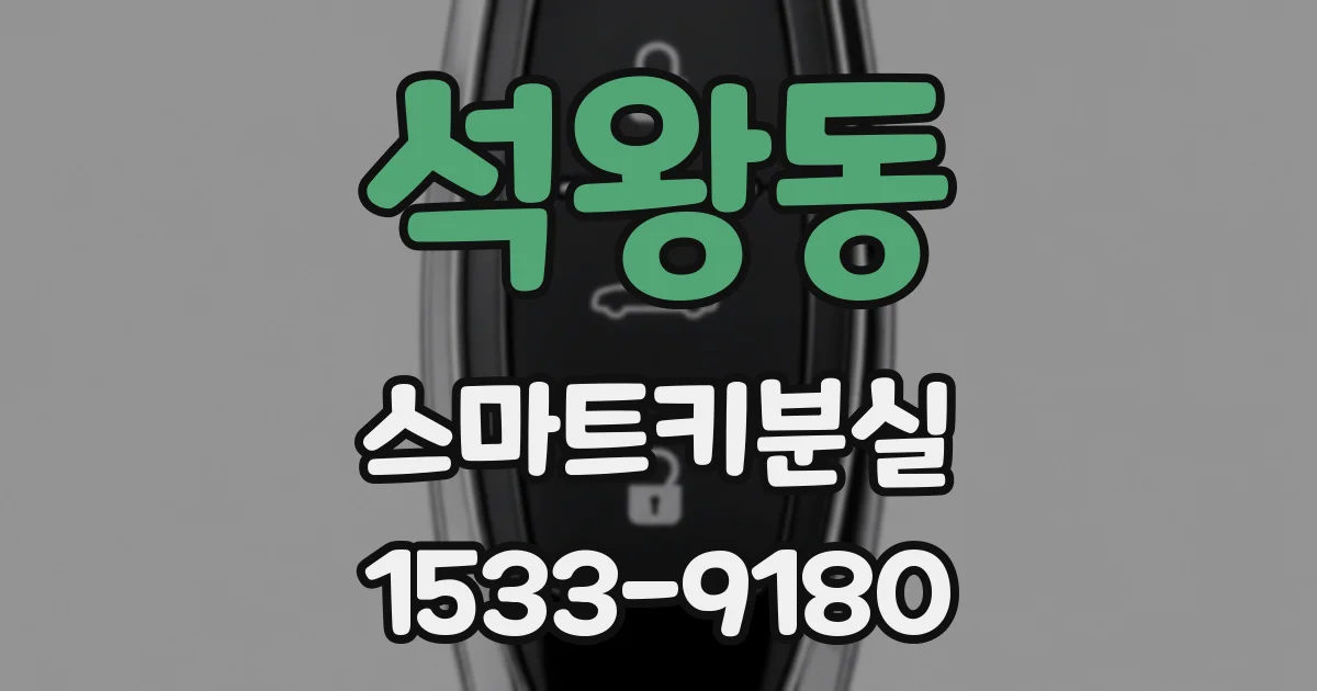 석왕동 스마트키분실
