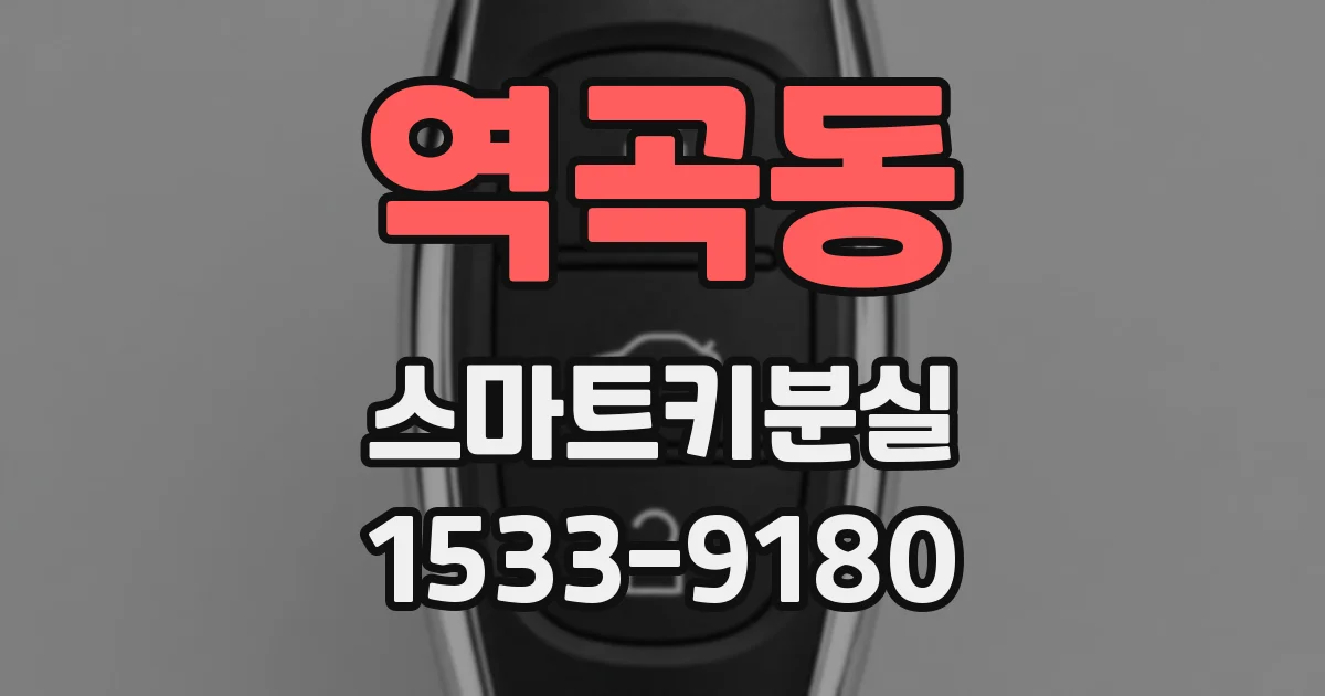 역곡동 스마트키분실