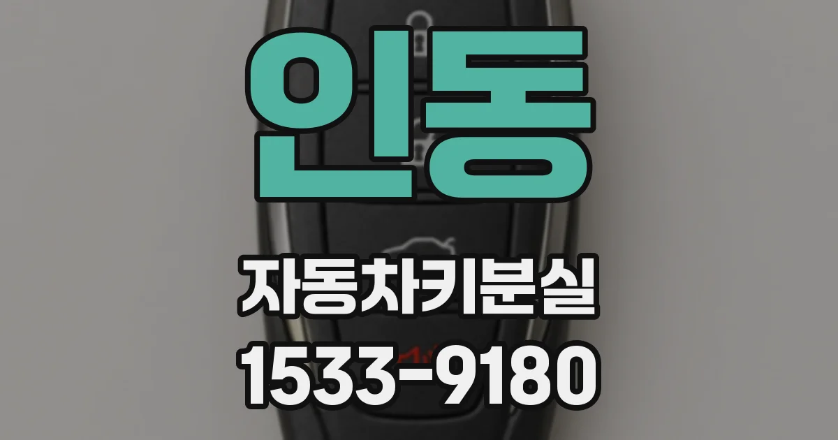 인동 자동차키분실