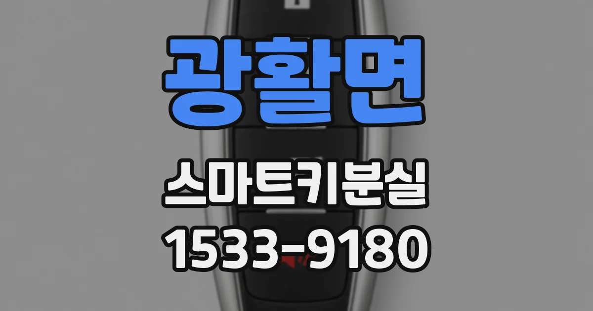 광활면 스마트키분실