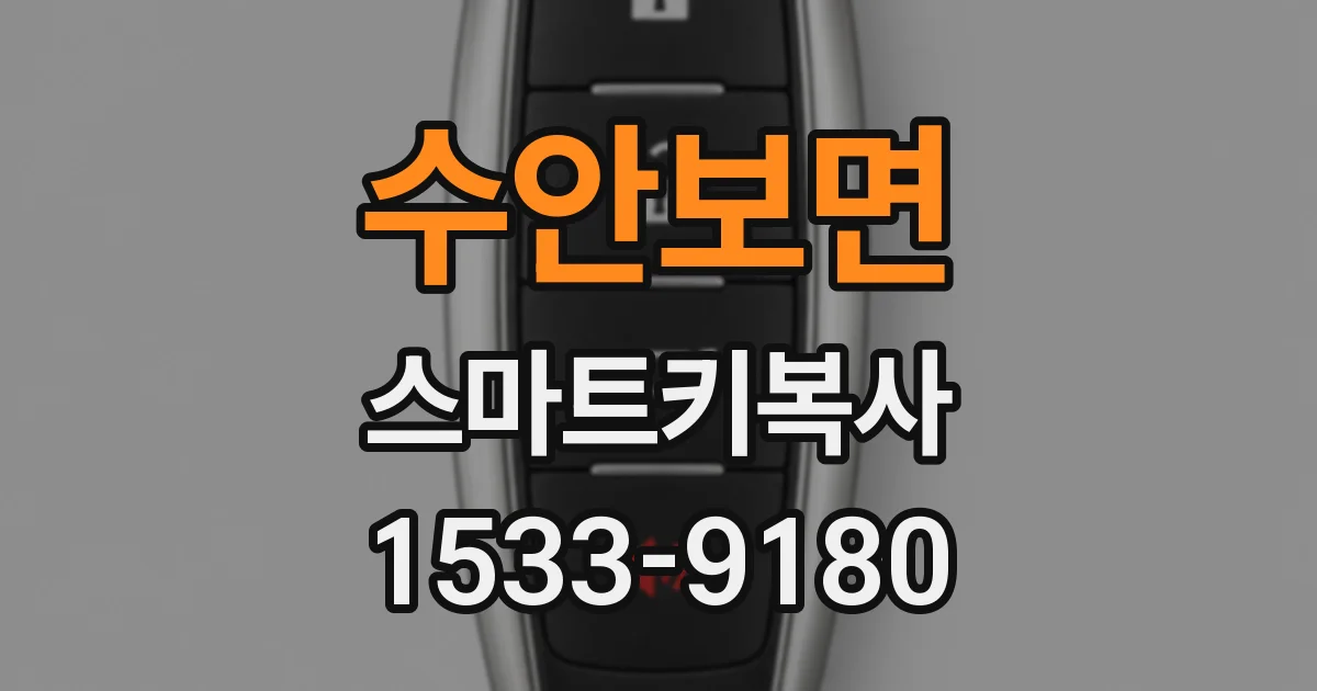 수안보면 스마트키복사
