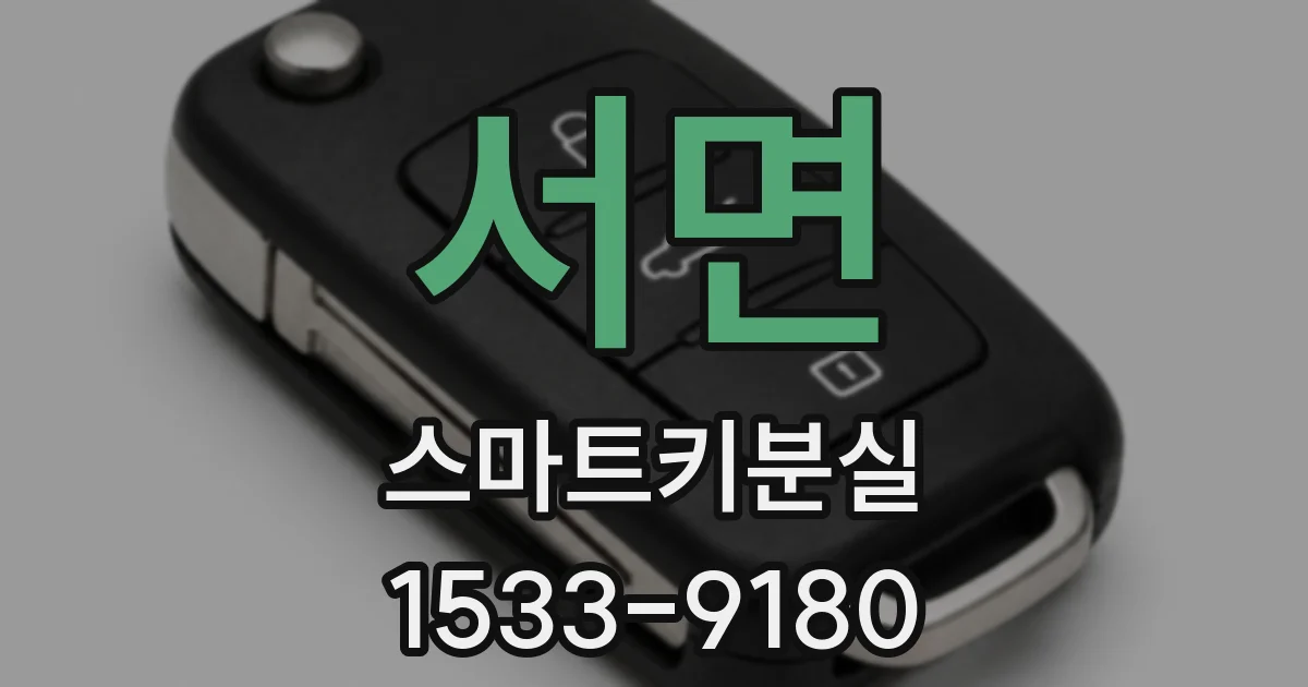서면 스마트키분실