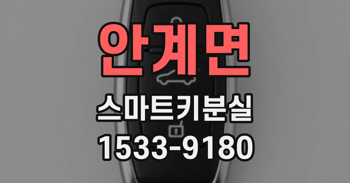 안계면 스마트키분실
