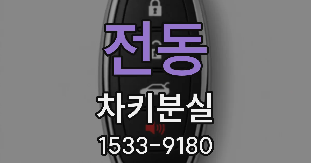 전동 차키분실