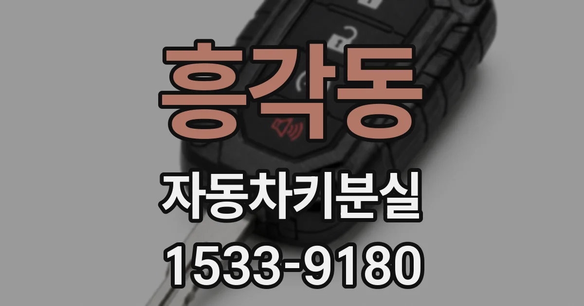 흥각동 자동차키분실