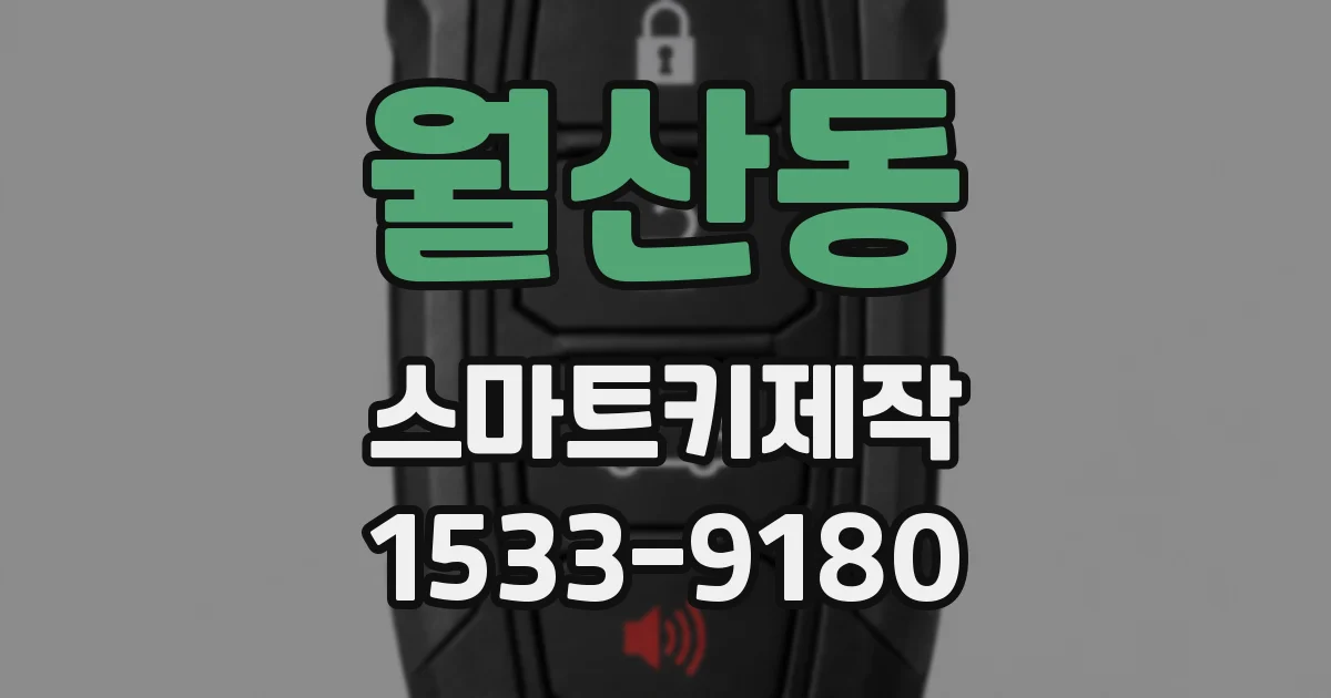 월산동 스마트키제작
