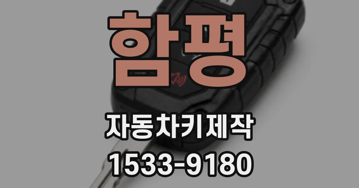 함평 자동차키제작