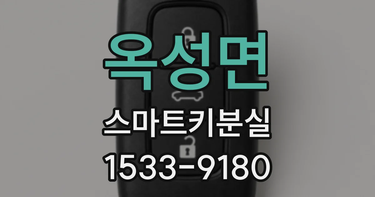 옥성면 스마트키분실