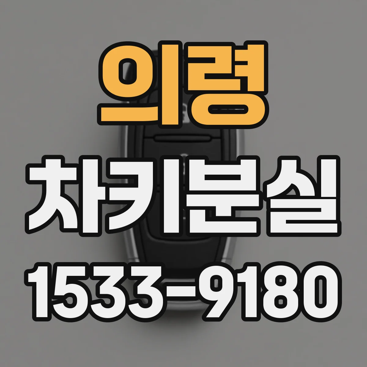 의령 차키분실