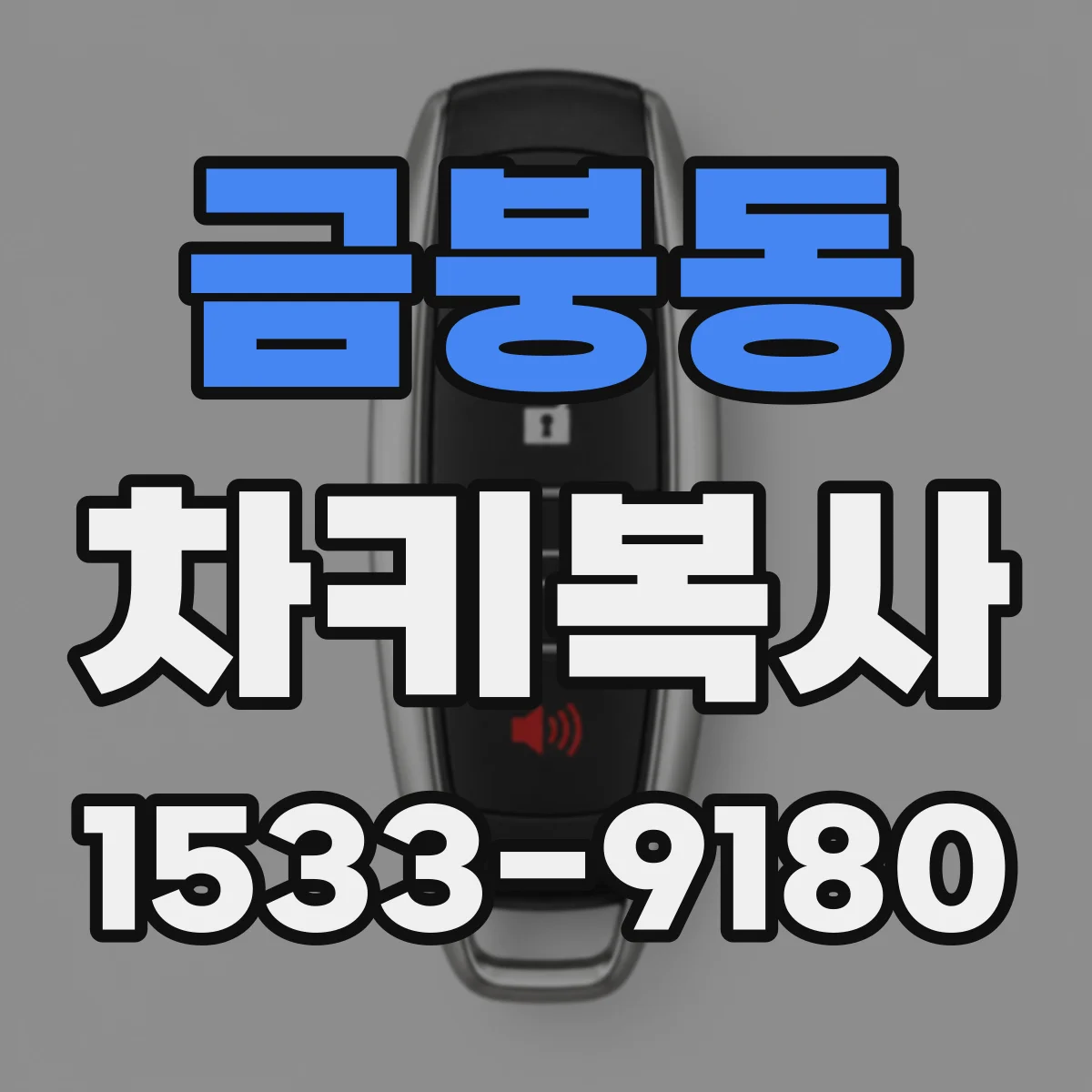 금붕동 차키복사