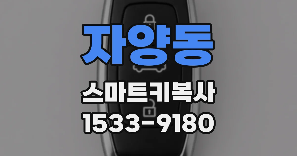 자양동 스마트키복사