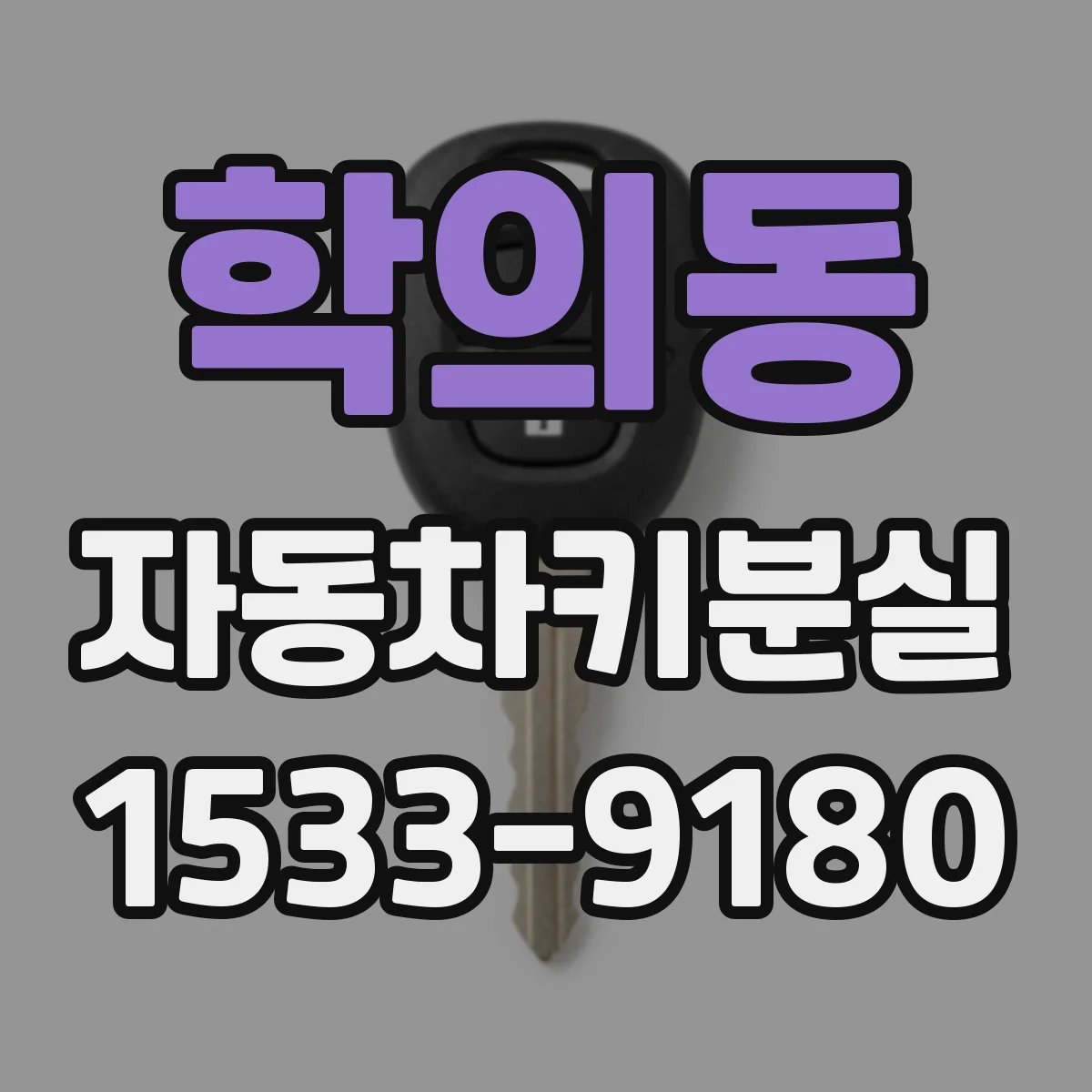 학의동 자동차키분실