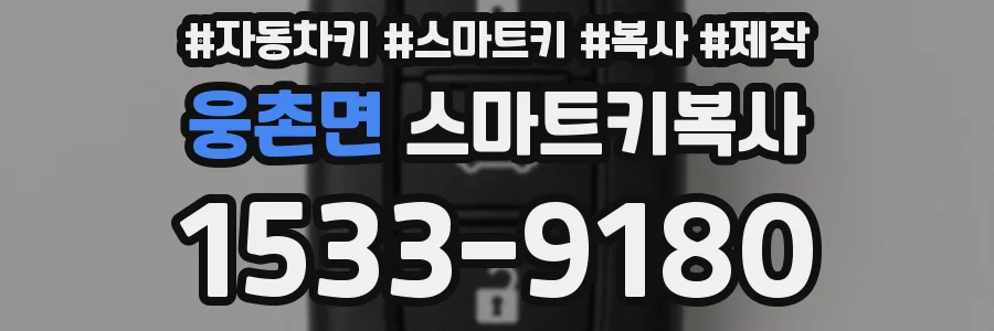 웅촌면 스마트키복사