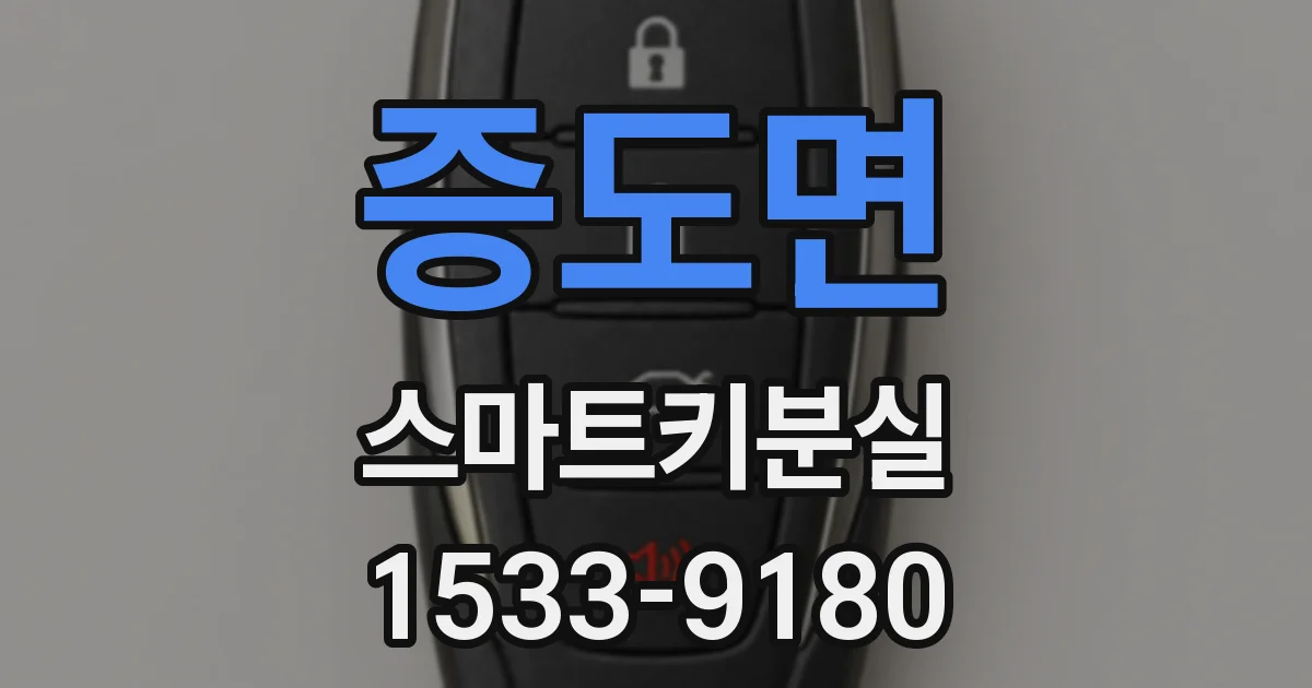 증도면 스마트키분실