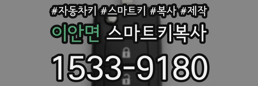 이안면 스마트키복사