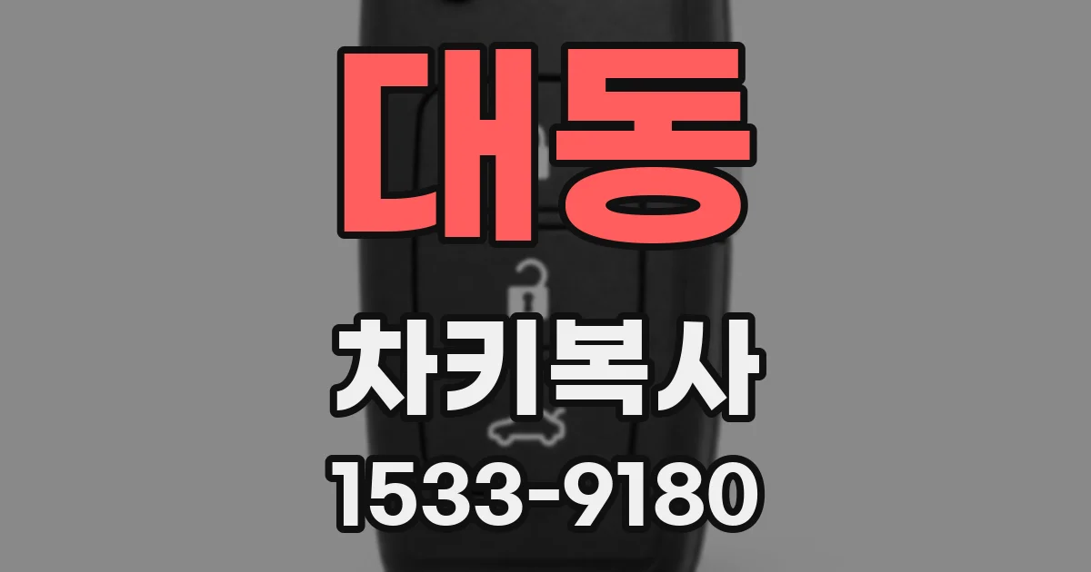 대동 차키복사