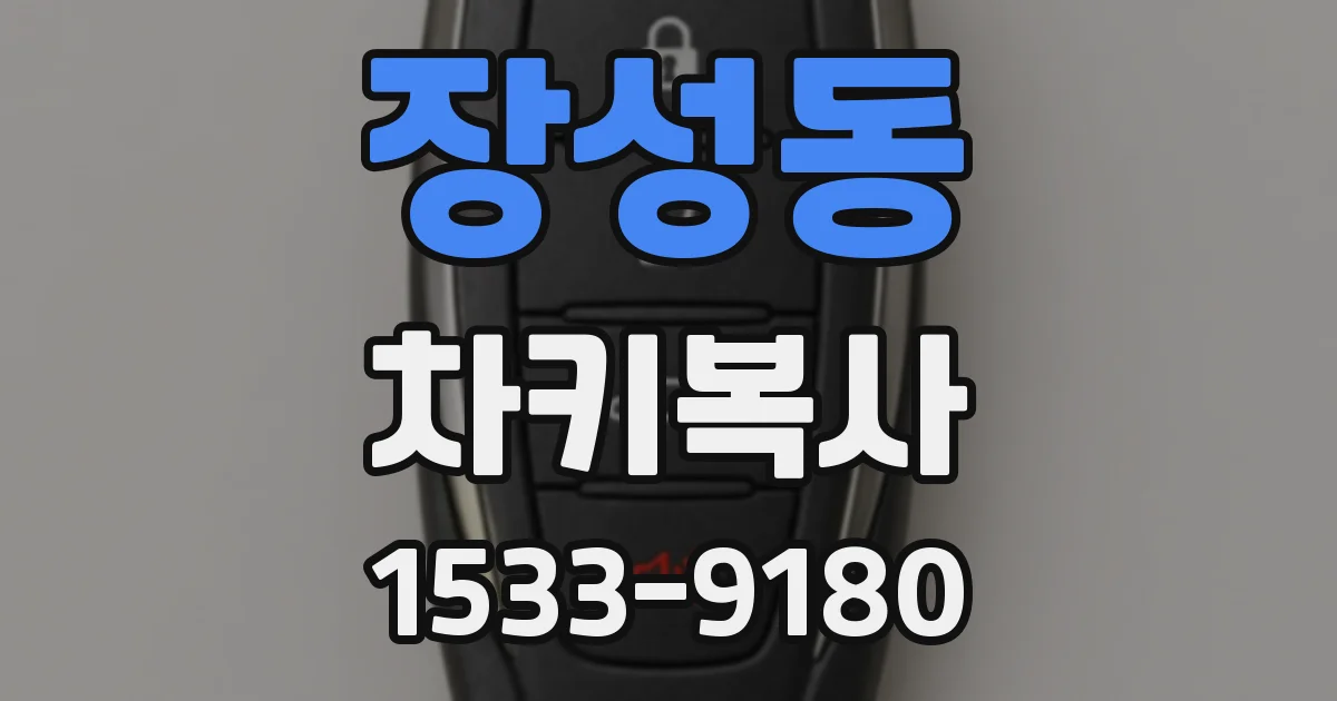 장성동 차키복사