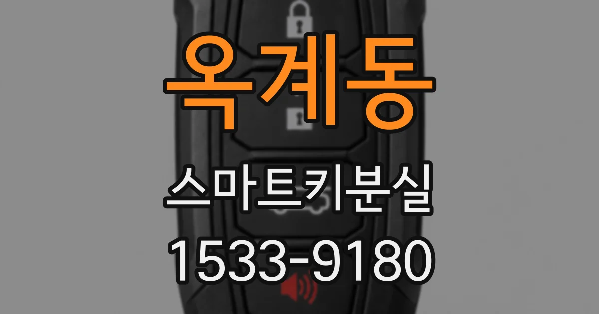 옥계동 스마트키분실