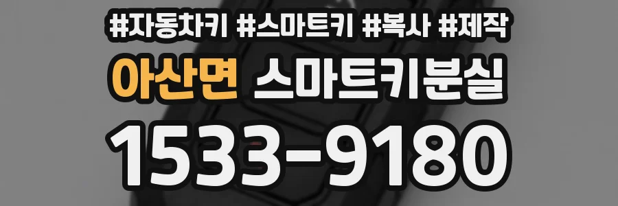 아산면 스마트키분실