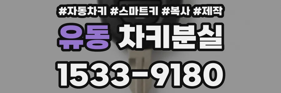 유동 차키분실