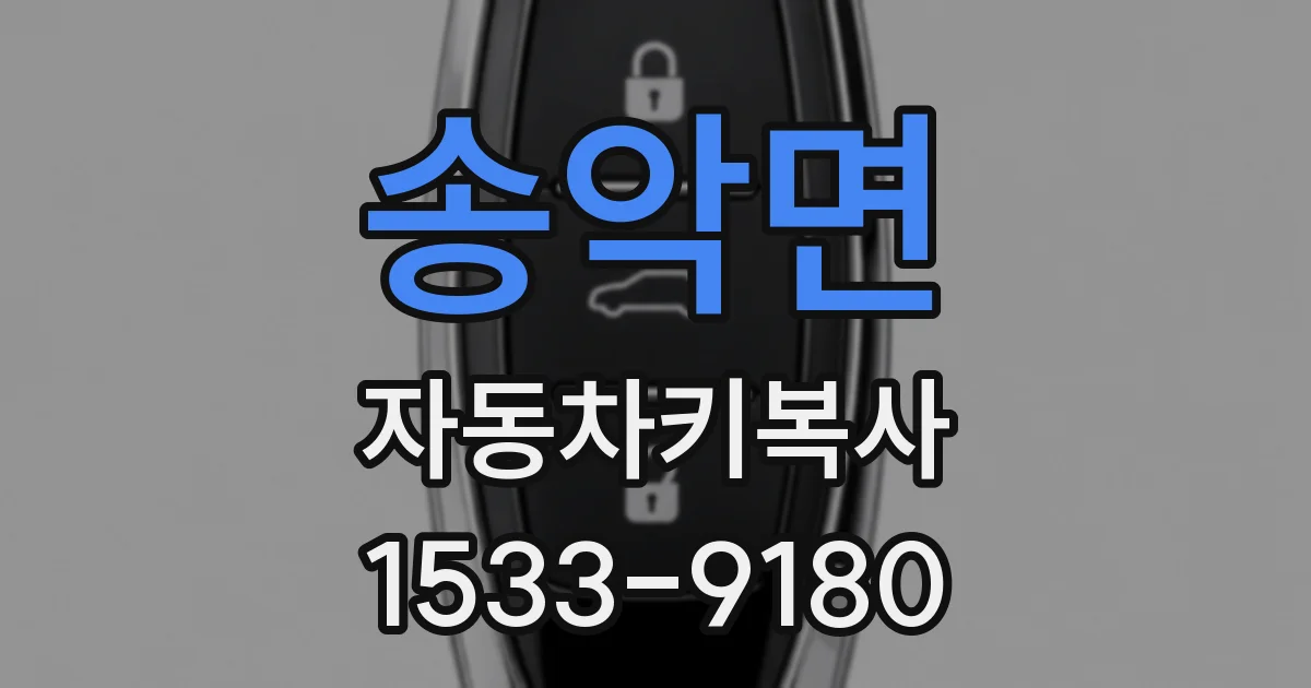 송악면 자동차키복사