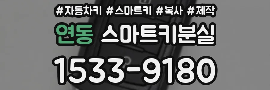 연동 스마트키분실