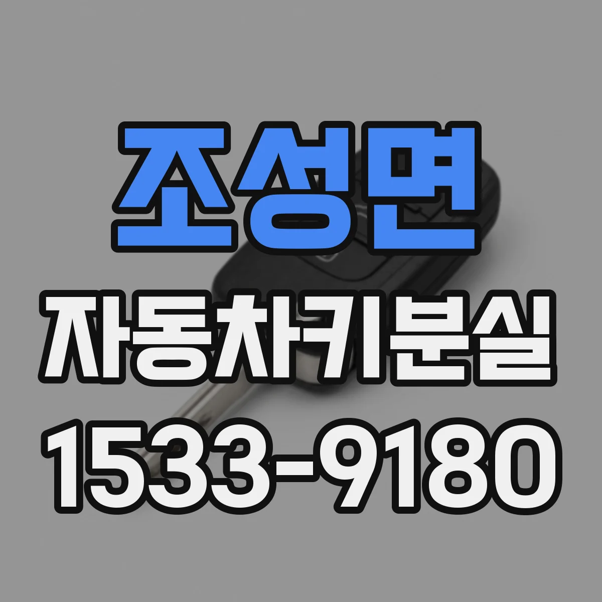 조성면 자동차키분실