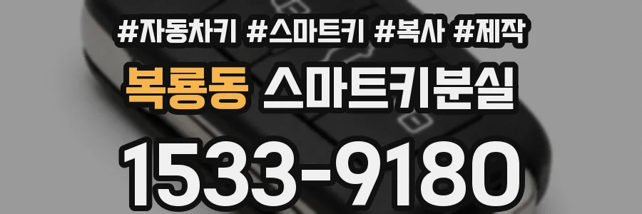 복룡동 스마트키분실